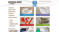 Desktop Screenshot of lepoglavec.hr